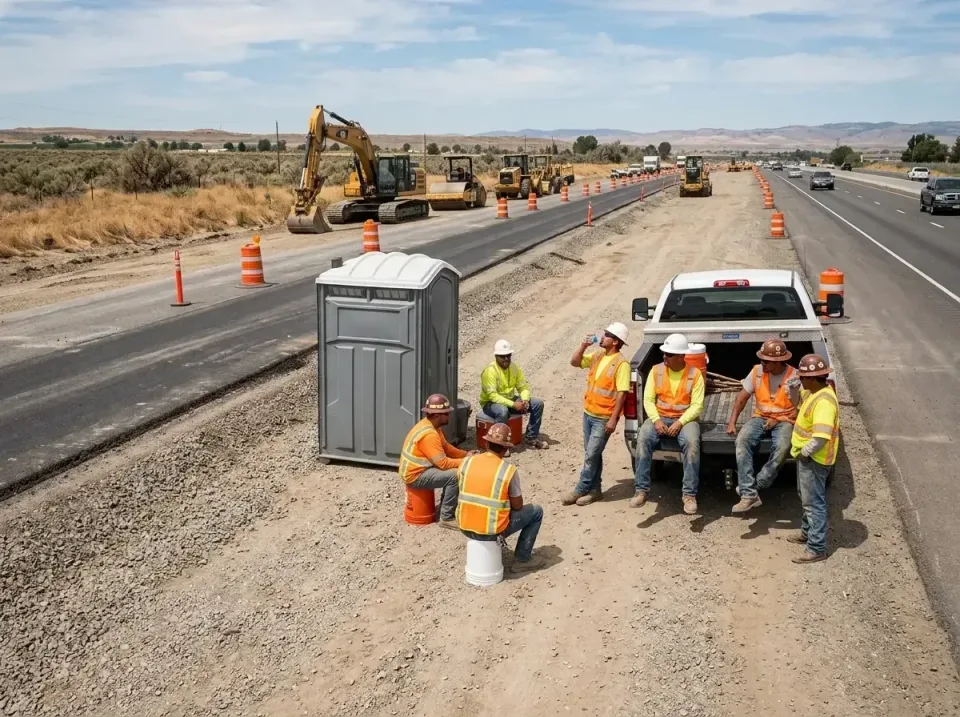 highway-road-construction-crew-007 — frequently asked questions, Porta Potty and Restroom Rentals in Hartsville, TN